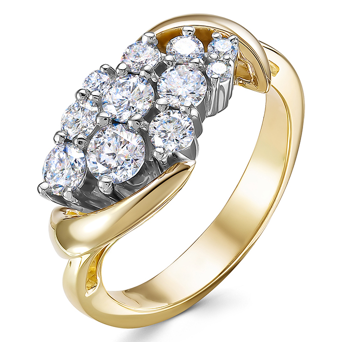 Кольцо, золото, бриллиант, 1-11-1158-301